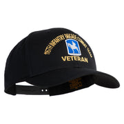 U.S. Army 116th Infantry Brigade Combat Team Embroidered Retro Cotton Blend Snapback Cap - Black OSFM