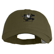 Classic 1919 Felix Cat Embroidered Normal Dyed Cap - Olive Navy OSFM