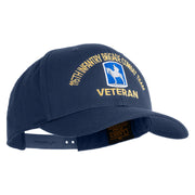 U.S. Army 116th Infantry Brigade Combat Team Embroidered Retro Cotton Blend Snapback Cap - Navy OSFM