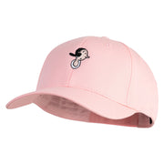 Classic 1919 Olive Oyl Head Embroidered Cotton Twill Strap Cap - Pink OSFM