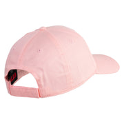Classic 1919 Olive Oyl Head Embroidered Cotton Twill Strap Cap - Pink OSFM