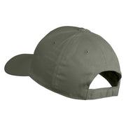 Classic 1919 Olive Oyl Head Embroidered Cotton Twill Strap Cap - Grey OSFM