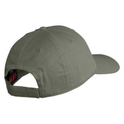 Classic 1919 Olive Oyl Head Embroidered Cotton Twill Strap Cap - Grey OSFM