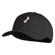 Classic 1919 Olive Oyl Head Embroidered Cotton Twill Strap Cap - Black OSFM