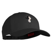 Classic 1919 Olive Oyl Head Embroidered Cotton Twill Strap Cap - Black OSFM