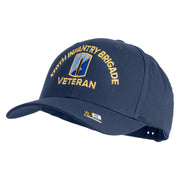 U.S. Army 170th Infantry Brigade Embroidered Retro Cotton Blend Snapback Cap - Navy OSFM