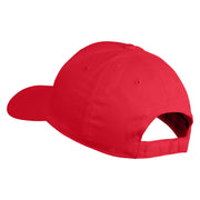 Classic 1919 Olive Oyl Head Embroidered Cotton Twill Strap Cap - Red OSFM