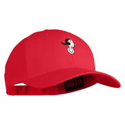 Classic 1919 Olive Oyl Head Embroidered Cotton Twill Strap Cap - Red OSFM