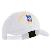 U.S. Army 172nd Infantry Brigade Embroidered Retro Cotton Blend Snapback Cap - White OSFM