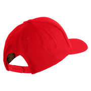 U.S. Army 174th Infantry Brigade Embroidered Retro Cotton Blend Snapback Cap - Red OSFM