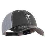 Classic 1930 Clarabelle Head Embroidered Cotton Mesh Cap - Black OSFM
