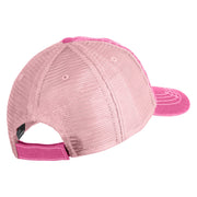 Classic 1930 Clarabelle Head Embroidered Cotton Mesh Cap - Fuchsia OSFM