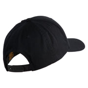 U.S. Army 198th Infantry Brigade Embroidered Retro Cotton Blend Snapback Cap - Black OSFM