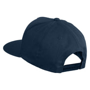 Classic 1934 Flash Gordon Embroidered Flat Bill Snapback Cap - Navy OSFM