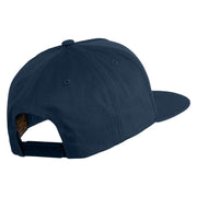 Classic 1934 Flash Gordon Embroidered Flat Bill Snapback Cap - Navy OSFM