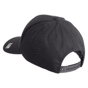 U.S. Army 198th Infantry Brigade Embroidered Retro Cotton Blend Snapback Cap - Charcoal OSFM