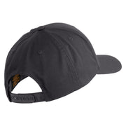 U.S. Army 198th Infantry Brigade Embroidered Retro Cotton Blend Snapback Cap - Charcoal OSFM