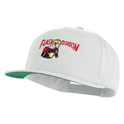 Classic 1934 Flash Gordon Embroidered Flat Bill Snapback Cap - White OSFM