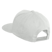 Classic 1934 Flash Gordon Embroidered Flat Bill Snapback Cap - White OSFM