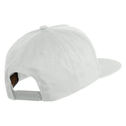 Classic 1934 Flash Gordon Embroidered Flat Bill Snapback Cap - White OSFM
