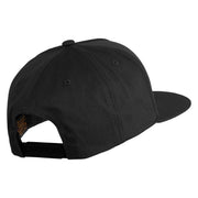 Classic 1934 Flash Gordon Embroidered Flat Bill Snapback Cap - Black OSFM