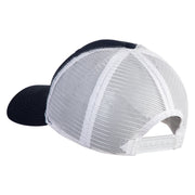 1928 Steamboat Willie Pete Head Embroidered Mesh Cap - Navy White OSFM
