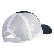 1928 Steamboat Willie Pete Head Embroidered Mesh Cap - Navy White OSFM