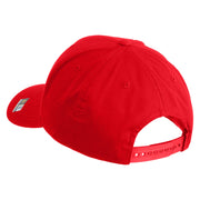 U.S. Army 199th Infantry Brigade Embroidered Retro Cotton Blend Snapback Cap - Red OSFM