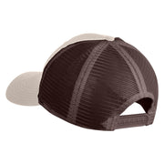 1928 Steamboat Willie Pete Head Embroidered Mesh Cap - Khaki Brown OSFM