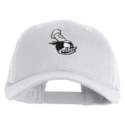 1928 Steamboat Willie Pete Head Embroidered Mesh Cap - White OSFM