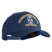 U.S. Army 256th Infantry Brigade Combat Team Embroidered Retro Cotton Blend Snapback Cap - Navy OSFM