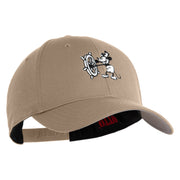 1928 Steamboat Willie Mickey Embroidered 6 Panel Baseball Cap - Khaki OSFM