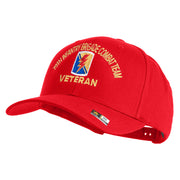 U.S. Army 79th Infantry Brigade Combat Team Embroidered Retro Cotton Blend Snapback Cap - Red OSFM