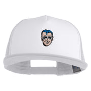 Classic 1941 Plastic Man Embroidered Flat Bill Snapback - White White OSFM