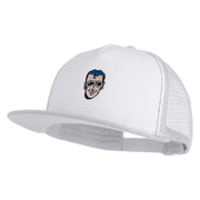 Classic 1941 Plastic Man Embroidered Flat Bill Snapback - White White OSFM