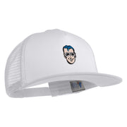 Classic 1941 Plastic Man Embroidered Flat Bill Snapback - White White OSFM