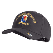 U.S. Army 79th Infantry Brigade Combat Team Embroidered Retro Cotton Blend Snapback Cap - Dk-Heather OSFM