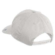 U.S. Marine Corps 1st Marine Division Embroidered Solid Cotton Twill Pro Style Cap - White OSFM