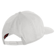 U.S. Marine Corps 1st Marine Division Embroidered Solid Cotton Twill Pro Style Cap - White OSFM