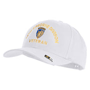 U.S. Army 13th Airborne Divison Embroidered Retro Cotton Blend Snapback Cap - White OSFM
