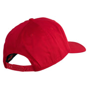 U.S. Marine Corps 1st Marine Division Embroidered Solid Cotton Twill Pro Style Cap - Red OSFM