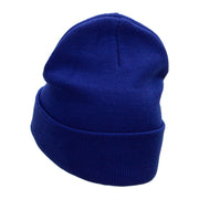 Mount Fuji Embroidered 12 Inch Long Knitted Beanie