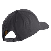 U.S. Army Airborne Command Embroidered Retro Cotton Blend Snapback Cap - Charcoal OSFM