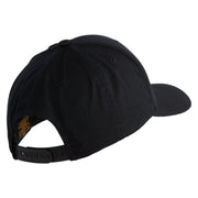 U.S. Army Airborne Command Embroidered Retro Cotton Blend Snapback Cap - Black OSFM