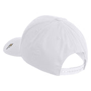 U.S. Army Airborne Command Embroidered Retro Cotton Blend Snapback Cap - White OSFM
