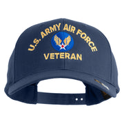 U.S. Army Air Force Embroidered Retro Cotton Blend Snapback Cap - Navy OSFM