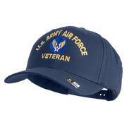 U.S. Army Air Force Embroidered Retro Cotton Blend Snapback Cap - Navy OSFM