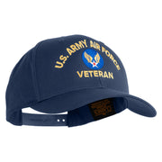 U.S. Army Air Force Embroidered Retro Cotton Blend Snapback Cap - Navy OSFM