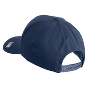 U.S. Army 75 Ranger Regiment Embroidered Retro Cotton Blend Snapback Cap - Navy OSFM