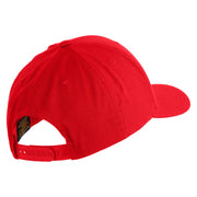 U.S. Army 75 Ranger Regiment Embroidered Retro Cotton Blend Snapback Cap - Red OSFM